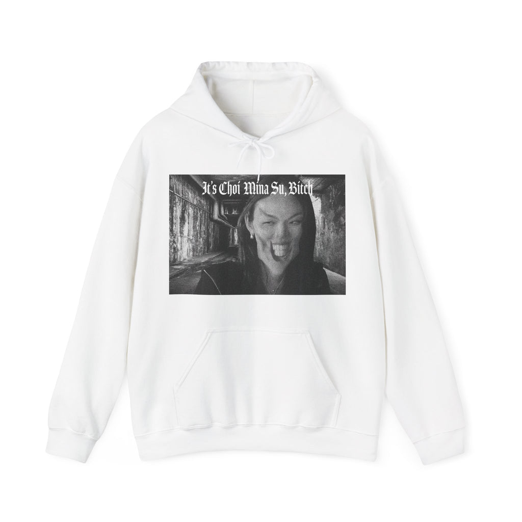 "It's Choi Mina Su Bitch" Unisex Heavy Blend™ Hooded Sweatshirt