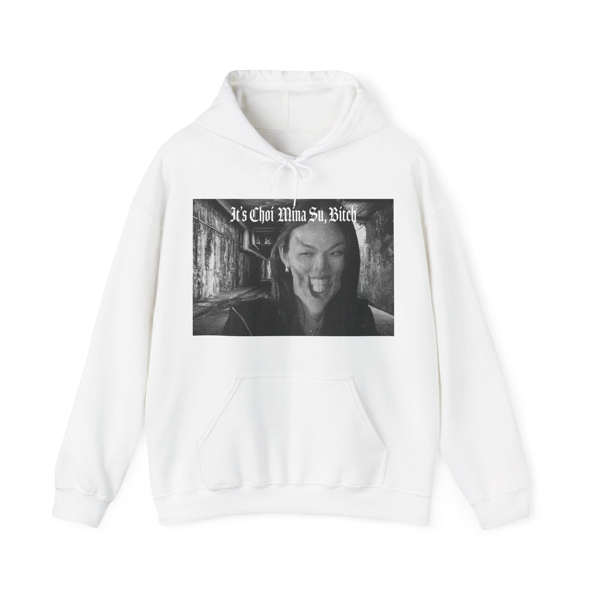 "It's Choi Mina Su Bitch" Unisex Heavy Blend™ Hooded Sweatshirt