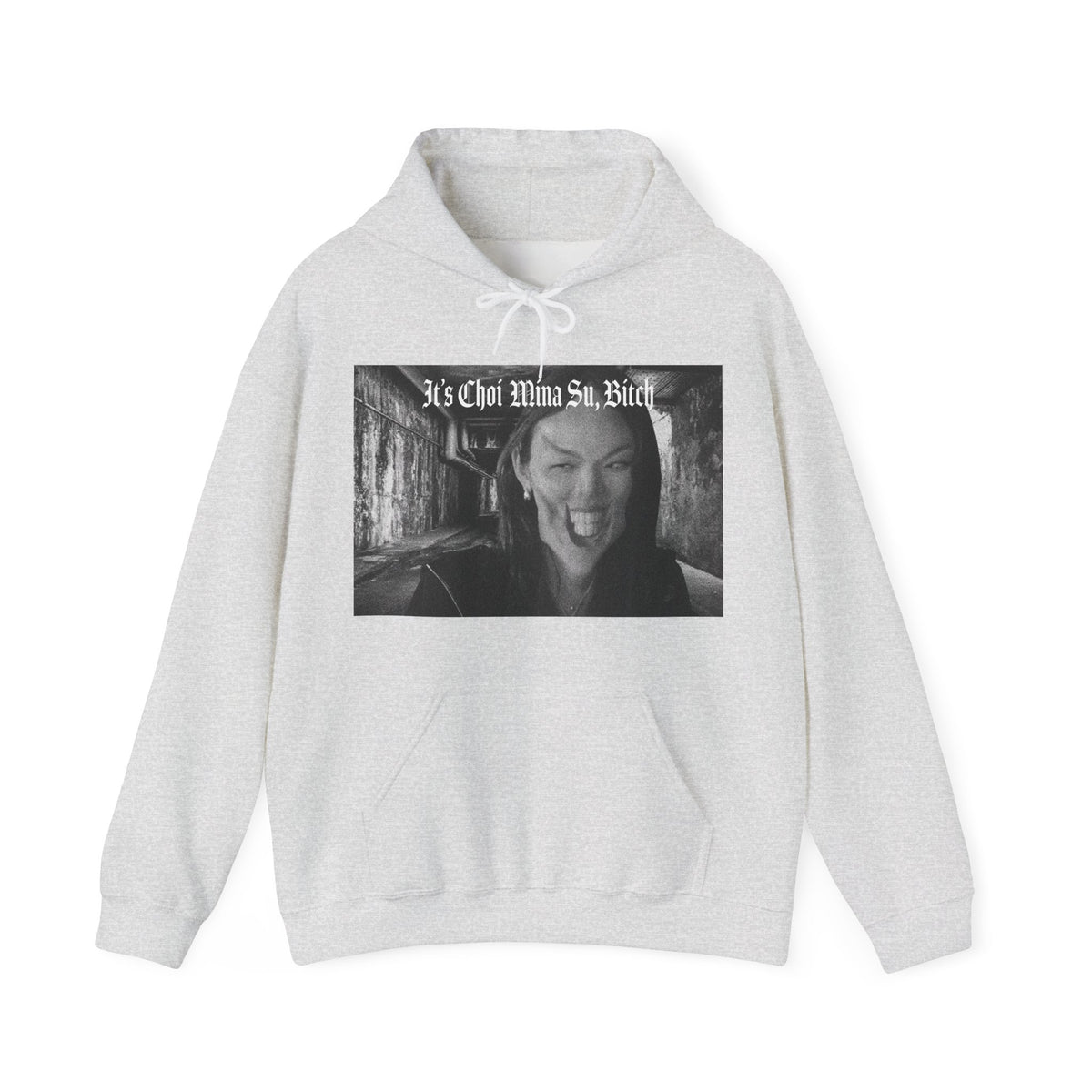 "It's Choi Mina Su Bitch" Unisex Heavy Blend™ Hooded Sweatshirt