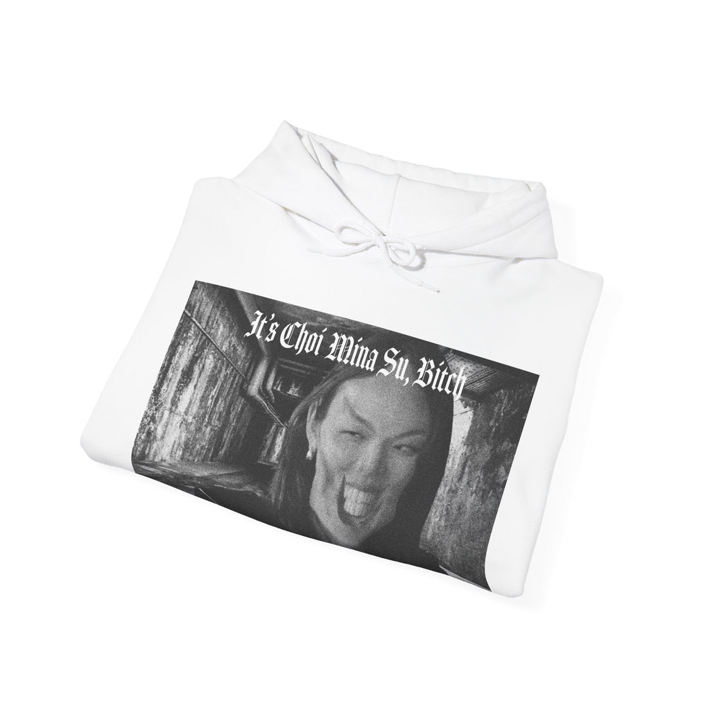 "It's Choi Mina Su Bitch" Unisex Heavy Blend™ Hooded Sweatshirt