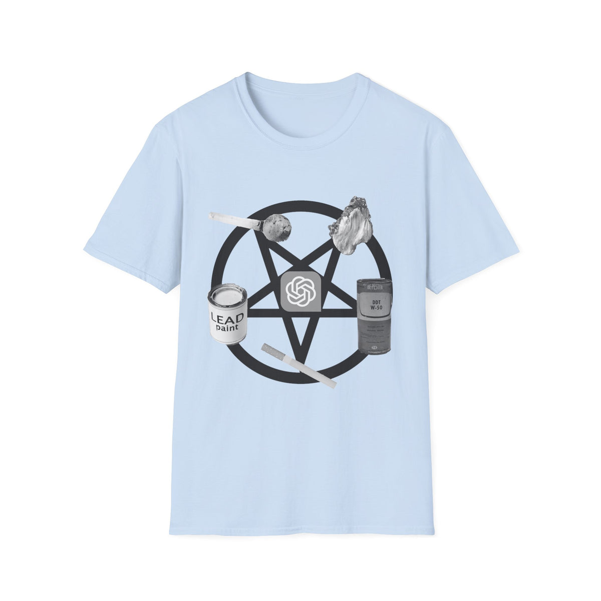 ChatGPT's Effects on the Human Soul Unisex Softstyle T-Shirt