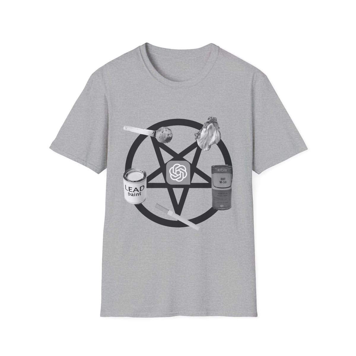 ChatGPT's Effects on the Human Soul Unisex Softstyle T-Shirt
