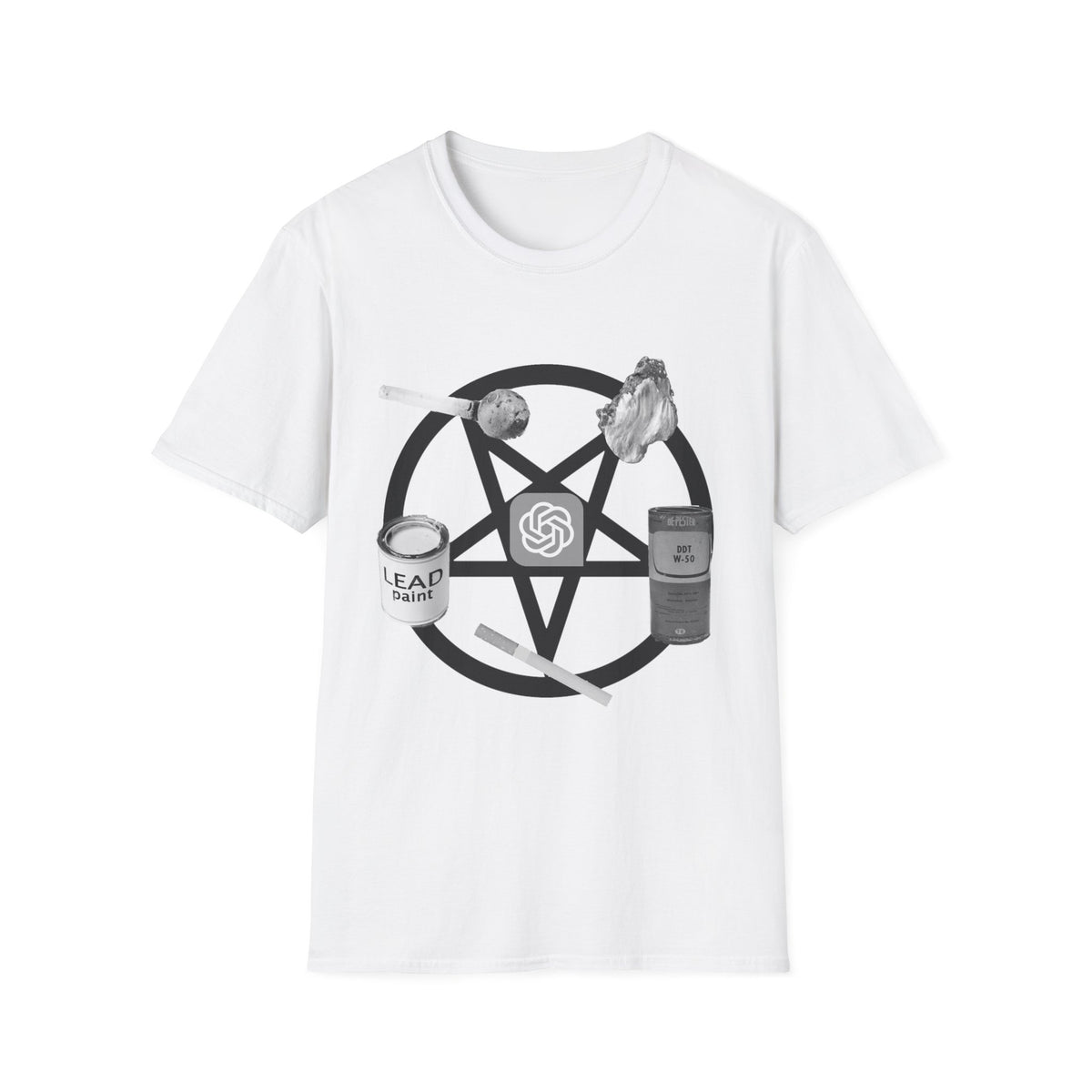 ChatGPT's Effects on the Human Soul Unisex Softstyle T-Shirt
